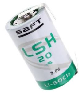 Batteria Litio Torcia 3.6V 13Ah SAFT lamelle a saldare LSH20