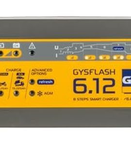 GYS - GYSFLASH 6.12 Caricabatterie Automatico 12V, 0.8/6A,